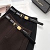 直发【JS3693219】高腰加厚醋酸羊毛A字五分西装短裤靴裤（配腰带） 商品缩略图6