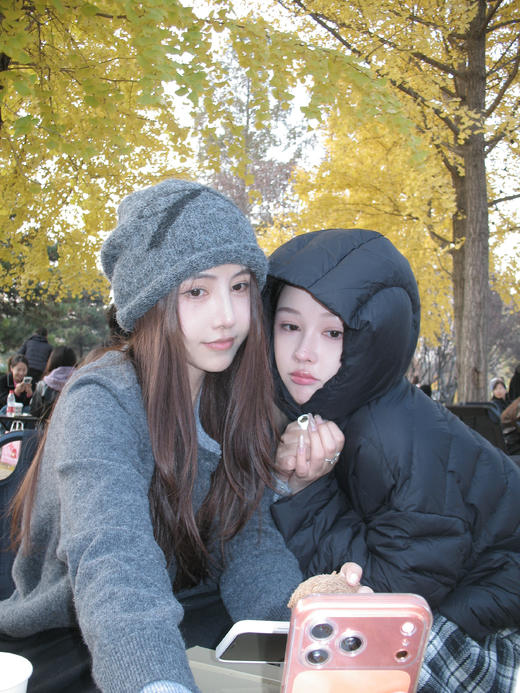 Read Nameless /黑色戴帽大排骨羽绒服+磨毛厚格子长裙 2025/12/20 商品图2