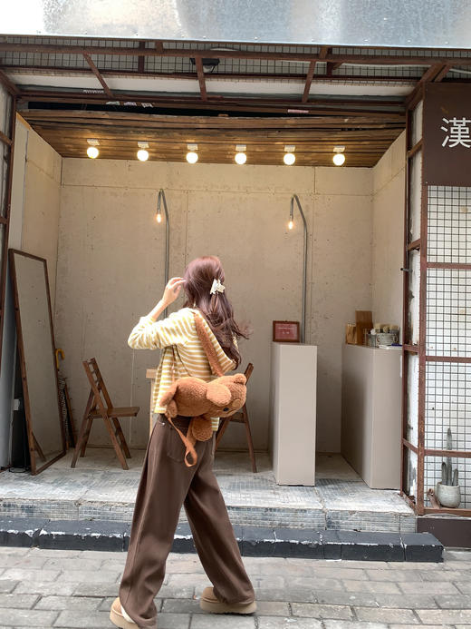 <曾小咸推荐>现货秒杀 ！微信超特价！ 慵懒风条纹拉链毛衣 日常219.99 立减120 秒杀99.99 商品图10