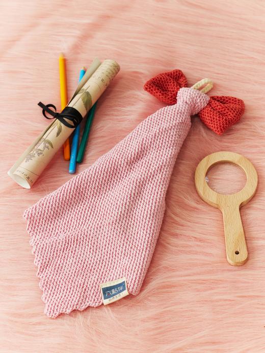 鹿鹿推荐·挂式擦手巾可爱蝴蝶结吸水手帕 商品图0