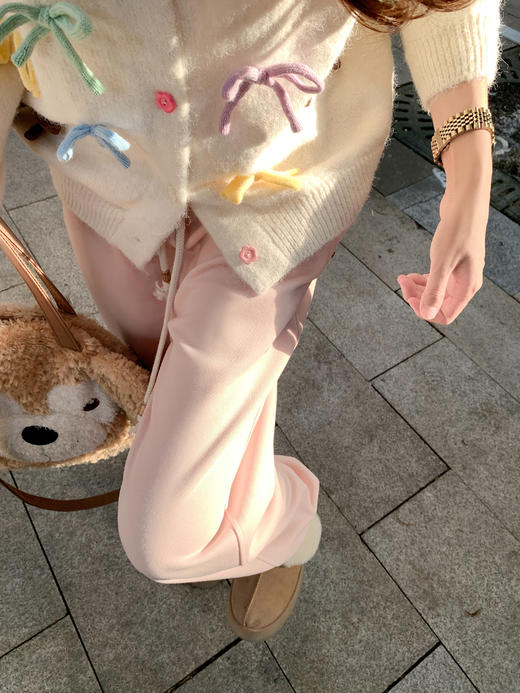 <曾小咸推荐>现货秒杀 ！微信超特价！韩系蝴蝶结毛衣开衫 日常189.99 立减100 秒杀89.99！！ 商品图5