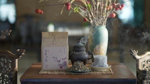 南阳艾草红花足浴包真材实料冬季春季固气养生艾草红花益母草老姜泡脚包东东方方x医圣张仲景研究院 商品图2