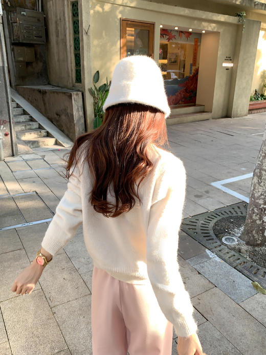 <曾小咸推荐>现货秒杀 ！微信超特价！韩系蝴蝶结毛衣开衫 日常189.99 立减100 秒杀89.99！！ 商品图6