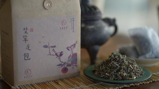 南阳艾草红花足浴包真材实料冬季春季固气养生艾草红花益母草老姜泡脚包东东方方x医圣张仲景研究院 商品图1