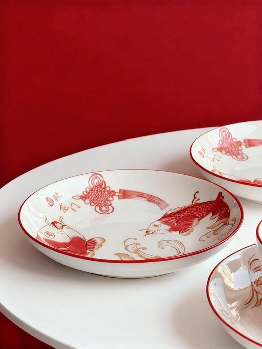 🌸【手慢无！这跃龙门锦鲤碗盘我直接按头安利🔥】 谁懂啊！💥刚拆箱就被全家夸爆的“跃龙门”碗盘，🥰今天给你们搞到福利团了❗  商品图7