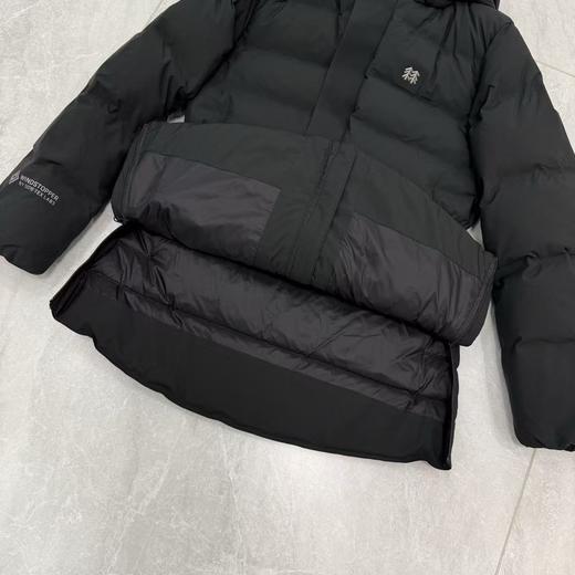 【cyz1】女士新款科技压胶连帽中长款羽绒服外套！！ 商品图2