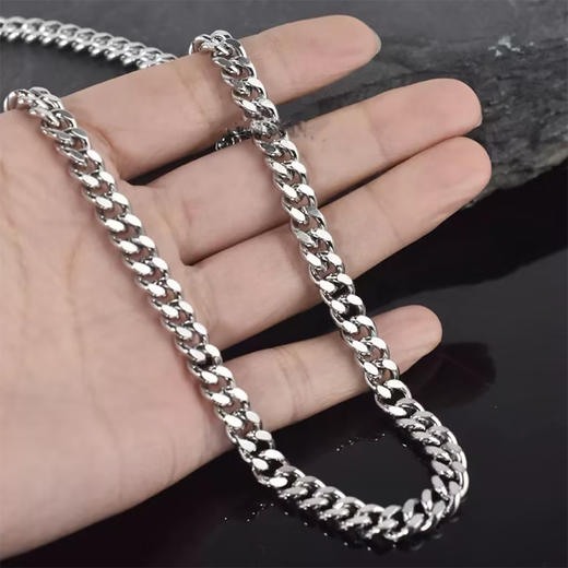 欧美古巴嘻哈风简约质感项链-纪念日百货门店同款166195426 商品图1