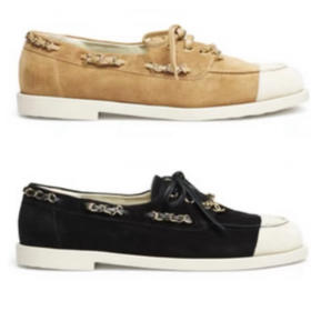 CH-SH 26C 皮穿链平底鞋