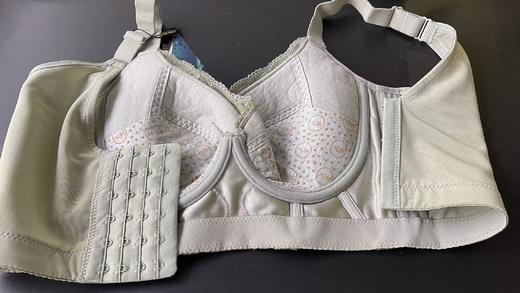 迪兰多调整内衣女大胸薄杯聚拢防下垂软钢圈六排扣侧收定型固脂文胸2118159 商品图6