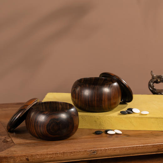 清	红木围棋盒（一对） 商品图2