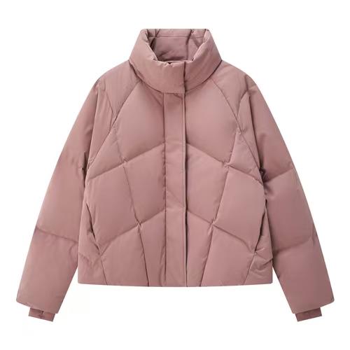 佐丹奴女装25年防风防泼水防污可机洗立领短款鸭绒外套05375621 商品图0