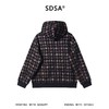 WT353SDSA男士秋冬新款痞帅男装简约撞色拼图碎片拉链立领连帽卫衣百搭 商品缩略图5