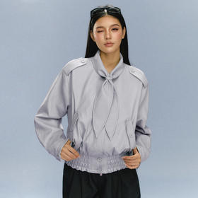 Ariseism 美式复古设计感皮衣外套女秋冬新款上衣