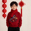 兄妹新年红加厚绒卫衣！2025马年新款高级重工刺绣男宝女宝儿童拜年服！ 商品缩略图2