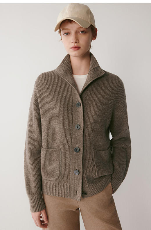 【高品质私服】【IC牦牛绒针织开衫】天然色泽，柔软蓬松，保暖舒适，色彩独特且光泽柔和G1612-CC【无标出货 介意慎拍】 商品图7