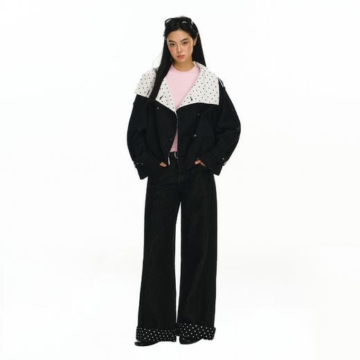 Ariseism 美式复古设计感短外套女秋冬新款夹克上衣 商品图2