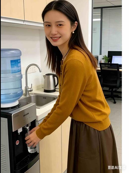 福利款  385852剪刀领羊毛针织套头衫 商品图5