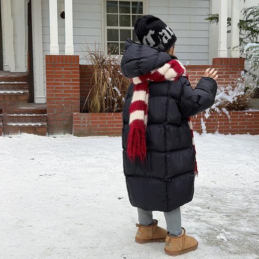 【新国标白鸭绒可溯源】男女儿童保暖加厚石墨烯发热中长款白鸭羽绒服 商品图2