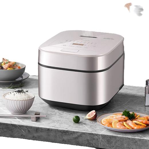 美的（Midea）智能电饭煲电饭锅5升大容量匠铜聚能釜无水焗蛋糕24小时预约定时可拆洗上盖美的电饭煲AFB5045（线下同款） 商品图0