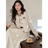 鹿向南「茶香可颂」卡其色拼接设计感短款外套女秋气质上衣L58126/L58127 商品缩略图4