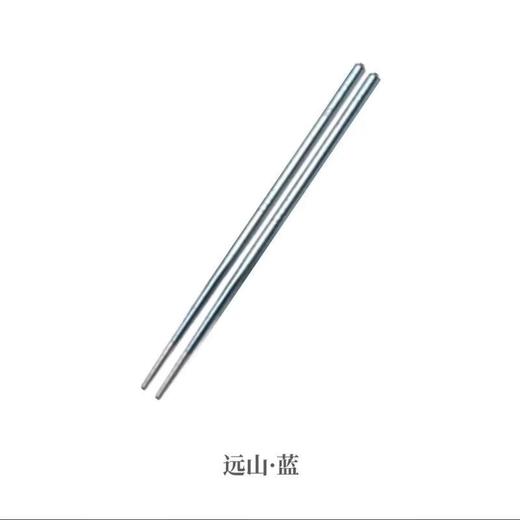 採光纯钛套装筷-1双蓝色  筷子 商品图0