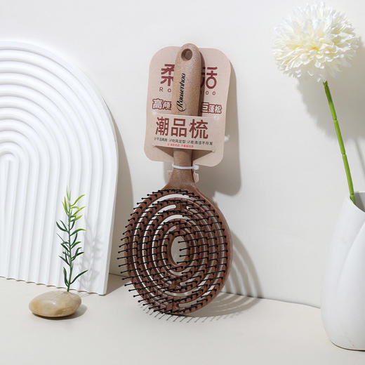 CYF3473棕色两用梳子-纪念日百货门店同款168543199 商品图3