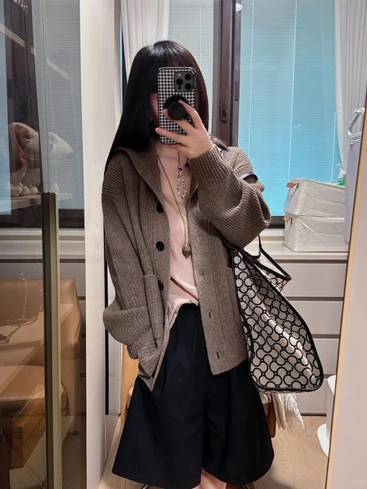 【高品质私服】【IC牦牛绒针织开衫】天然色泽，柔软蓬松，保暖舒适，色彩独特且光泽柔和G1612-CC【无标出货 介意慎拍】 商品图6