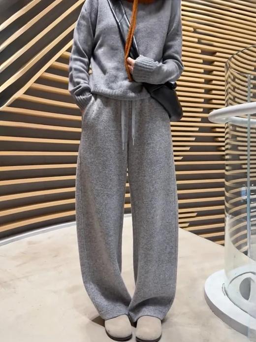 秋冬女款阔腿裤 | 柔软垂坠、暖糯亲肤、遮胯显瘦、秋冬穿搭既时髦又舒适【HZ】 商品图2