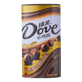【超市】德芙Dove小巧粒 丝滑牛奶颗粒巧克力 42g/罐