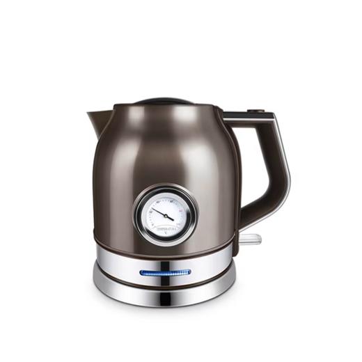 欧洲Sonifer SF-2046 复古电水壶 食品级304不锈钢1.8L带温度计 自动断电 防干烧保护 商品图2