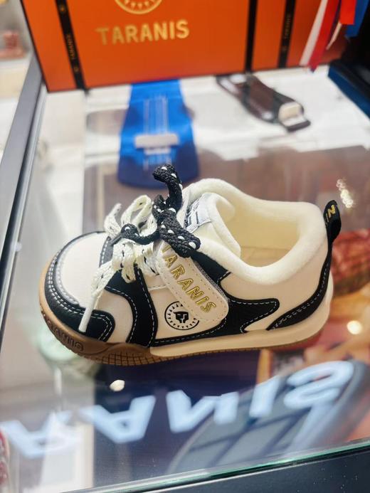 【春上新】8楼 泰兰尼斯 2阶学步鞋稳稳鞋Pro面包鞋机能鞋 【黑白加绒款】吊牌价：398，活动价：350 商品图1