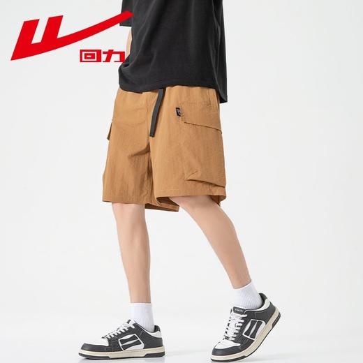 回力冰丝薄款短裤男士夏季新款美式宽松休闲五分裤潮牌工装裤 商品图4