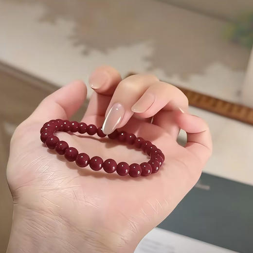 招财纳福平安转运朱砂串珠手串-159144807 商品图2