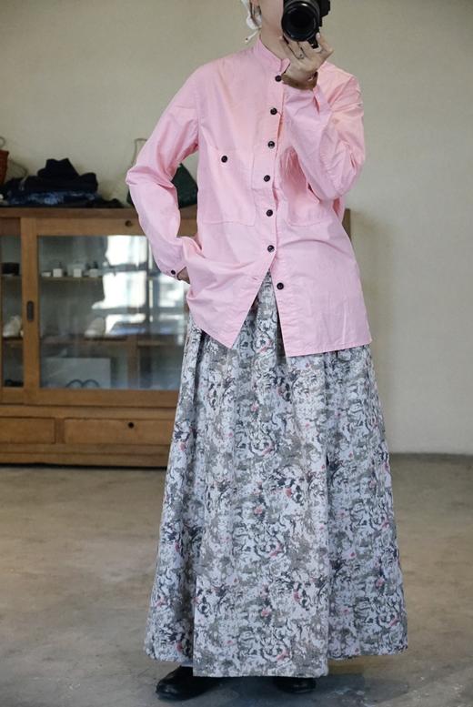 Outil2色花纹绑带半裙 商品图11
