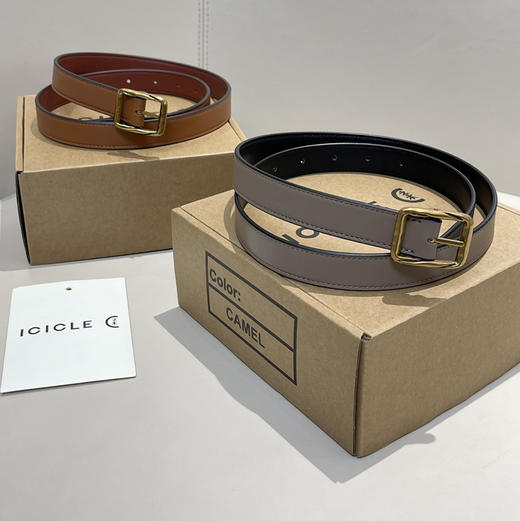 之禾女士双面用牛皮腰带皮带122003 商品图1