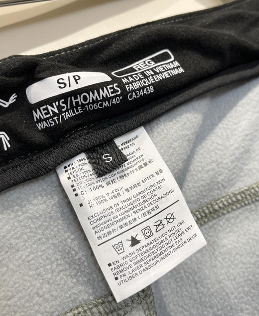 鸟家GAMMA PANT系列男士加绒软壳长裤122002 商品图3