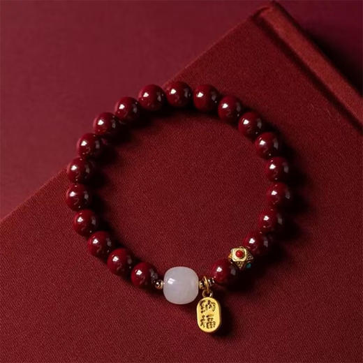 朱砂元素手串本命年转运珠-纪念日百货门店同款165804111 商品图4