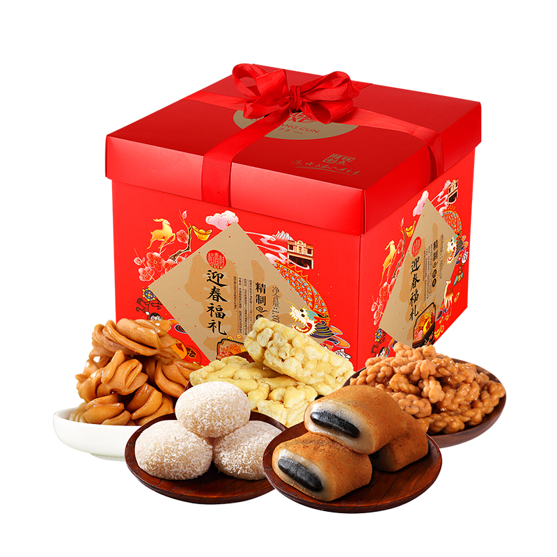 稻香村迎春福礼糕点礼盒1070g