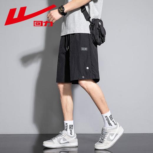回力冰丝工装短裤男士夏季运动透气薄款美式宽松休闲五分裤子 商品图8