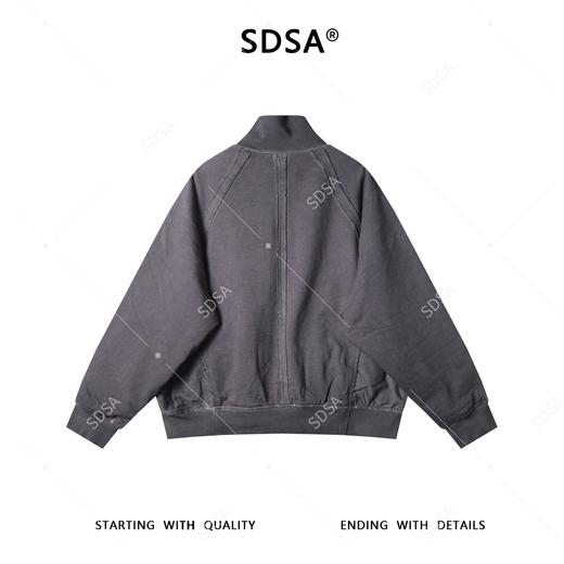 2540400SDSA男士秋冬新款痞帅男装潮牌时尚做旧磨边立领羽绒服外套百搭 商品图5