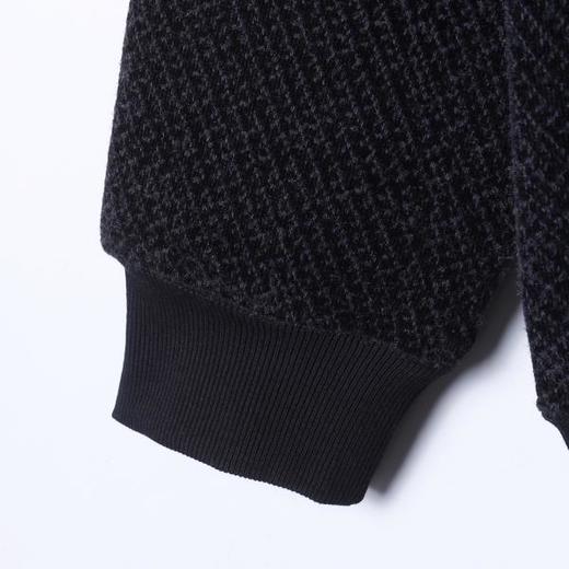 WY1509SDSA男士秋冬新款痞帅男装简约时尚斜纹半拉链连帽卫衣百搭宽松 商品图4