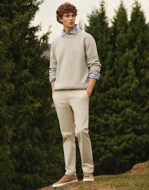 100%重磅绵羊毛H男士保暖精品毛衫 商品图6