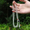 天然白水晶多圈手串男女新款透明色108颗流珠手链 商品缩略图2