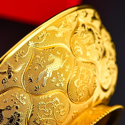 热卖中！！【陕西历史博物馆官方监制】《盛世和合》大唐莲花金碗 含10mg999足金 国大师程淑美创作 商品图7