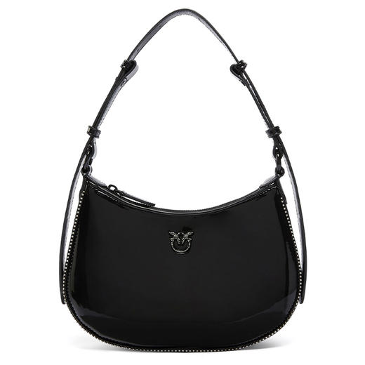 【新品上新 限时特惠】PINKO  Half Moon系列 品牌徽标拉链开合新月包 商品图4