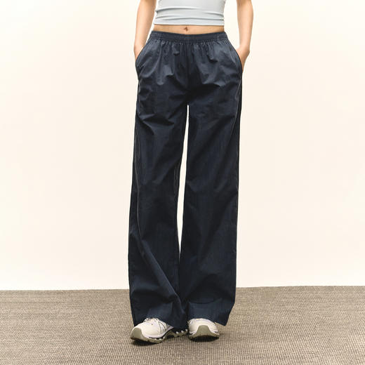 Ariseism 美式复古设计感宽松阔腿休闲裤女秋冬新款长裤子 商品图0