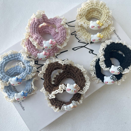 猫咪花边对装皮筋-纪念日百货门店同款168248755 商品图0