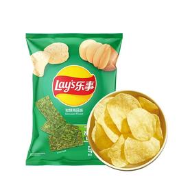 【超市】百事食品乐事Lay's 岩烧海苔味切片型马铃薯片 70g/袋