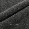 THESOONG"细腻糯感"333g纯绵羊毛单边针织保暖翻领毛衣HBMY8258 商品缩略图3