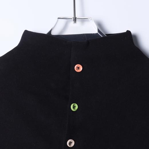 T5089SDSA男士秋冬新款痞帅男装简约彩色纽扣开衫立领长袖T恤百搭时尚 商品图2